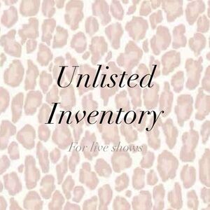 Unlisted Inventory for Live Shows